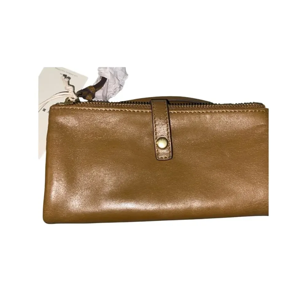 Lucky Brand Koda Leather Wallet Topanga Tan NWT Boho minimalist staple capsule